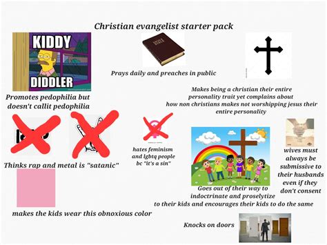 Christian Evangelist Starter Pack Rstarterpacks Starter Packs