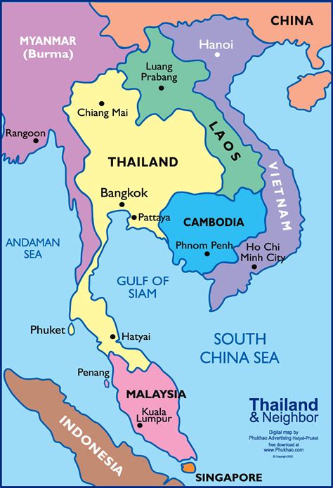 Map Of Southeast Asia A Little Adrift