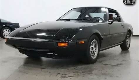 Black 1985 Mazda RX7 2 Doors 1.2L 12A Rotary 5 Speed Manual Available