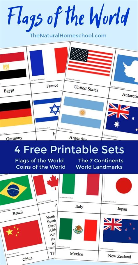Free Printable Flags Of The World Poster Imagesee