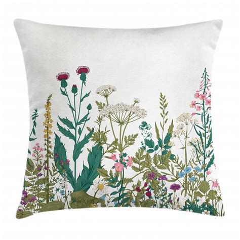 Colorful Spring Garden Throw Pillow Cases Cushion Covers Home Decor 8