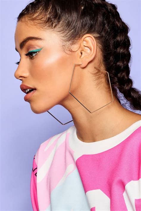 Huge Hoop Earrings Trend Pairs Of Truly Massive Hoops To Shop Stylecaster