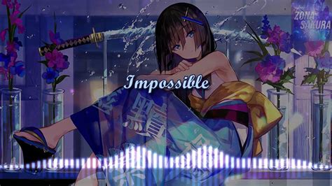 Impossible Nightcore With Lyrics Youtube