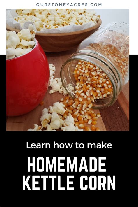 You can also store it fair style how to make kettle popcorn. Homemade Kettle Corn | Recipe | Homemade kettle corn, Food ...