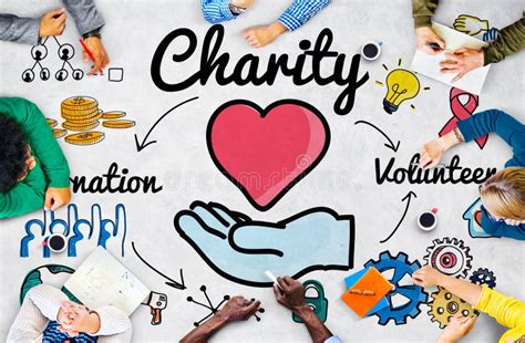 Charity Donate Welfare Generosity Charitable Giving Concept Stock