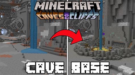 Minecraft 117 Cave Base Transformation Caves And Cliffs Update