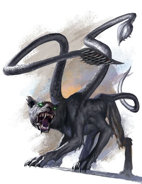 Displacer Beast Species In Forgotten Realms World Anvil