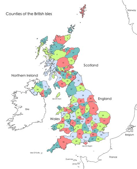 Current Counties In The Uk Britain Visitor Travel Guide To Britain