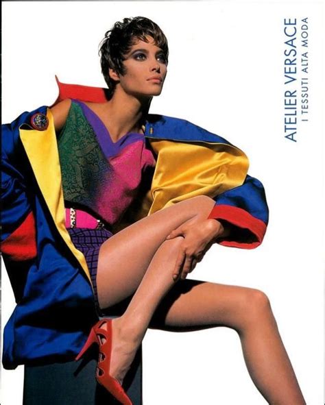 On The Cover Of A Magazine Atelier Versace Fw 1990 Mod Christy