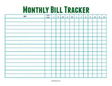 Home > excel templates > budget templates > bill tracker. 6+ Monthly Bill Tracker Templates - Word Templates