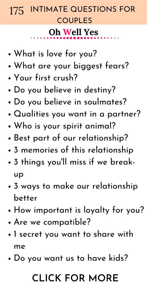 100 Deep Questions To Ask Your Partner Fun Relationship Questions Intimate Questions