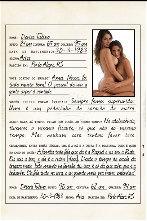 D Bora Tubino Desnuda En Playboy Brasil