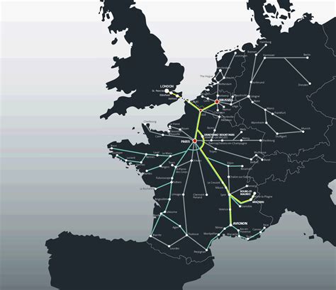 London Eurostar Map Bbc News Business Eurostar Toasts 15th