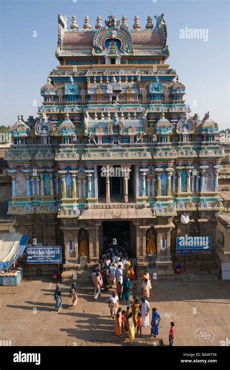 Sri Ranganathaswamy Temple Srirangam Near Trichy Tamil Nadu India Stock
