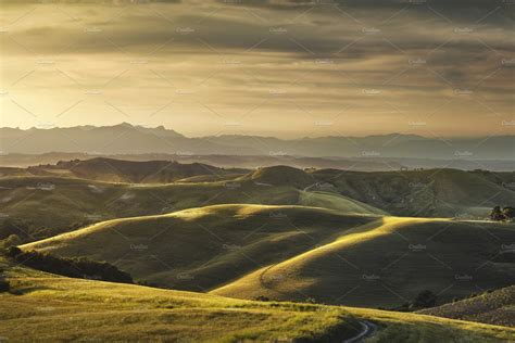 Tuscany Rolling Hills Landscape By Stevanzz On Creativemarket