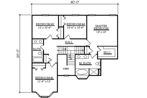 Traditional Style House Plan 4 Beds 25 Baths 2300 Sqft Plan 123