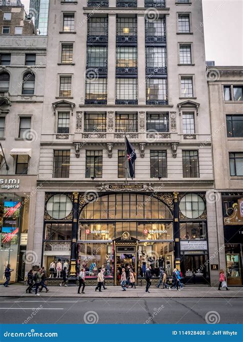 Luxury Stores 5th Avenue New York City Editorial Stock Photo Image