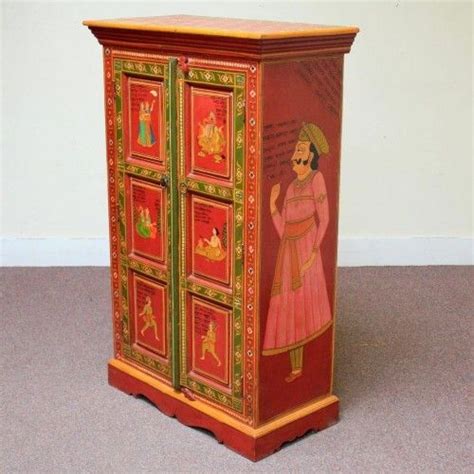 Hand Painted Indian Style Cabinet Furniture Ts Indian Furniture