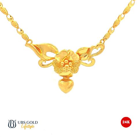 Ubs Kalung Emas Cdk0155 24k Ubslifestyle Perhiasan Emas Gold