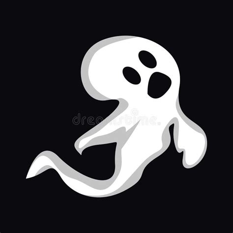 Ghost Logo Halloween Ghost Vector Illustration Halloween Party