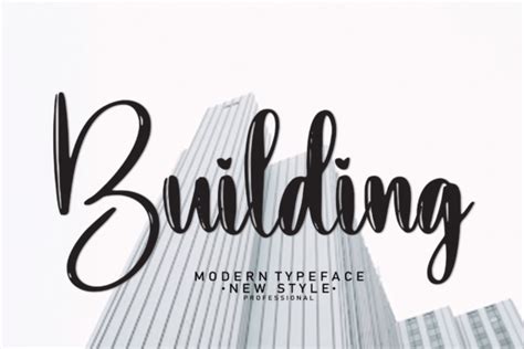 Building Font By Andikastudio · Creative Fabrica