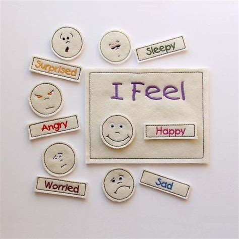 Feelings Chart Children Feelings Chart Faces Identify