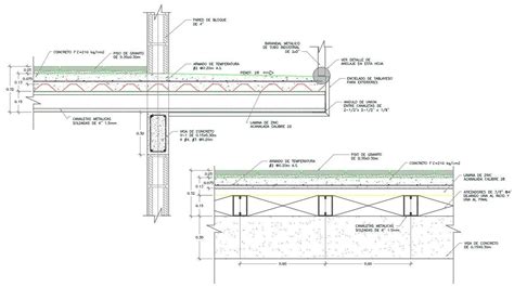 Rcc Slab System Steel Decks Section Drawing Dwg File Cadbull My XXX