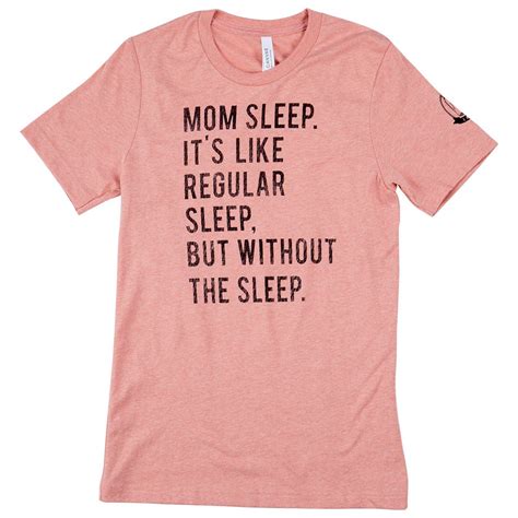 Womens Mom Sleep Graphic Tee