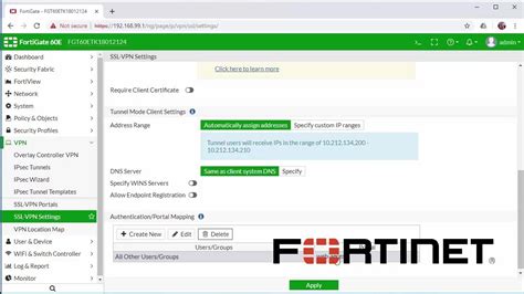 Fortinet How To Setup Sslvpn To Remotely Connect To A Fortigate