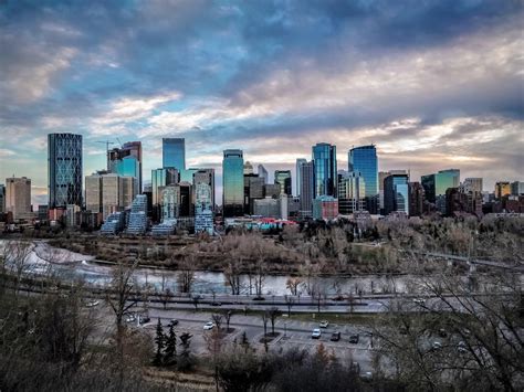 Sunset Over Downtown Calgary Yesterday Rcalgary