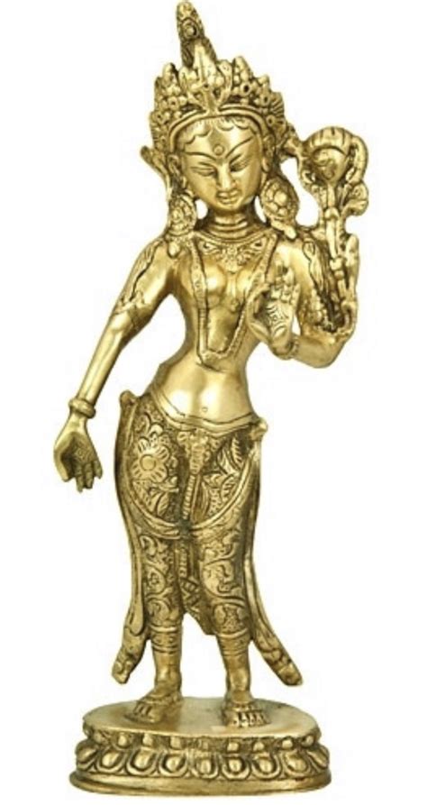 Goddess Tara Standing Statue Aura Métier