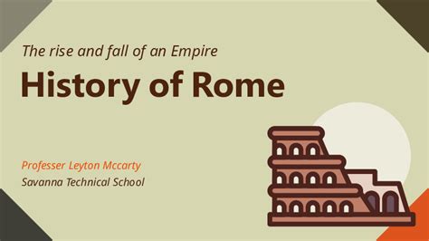 Presentation Template History Of Rome