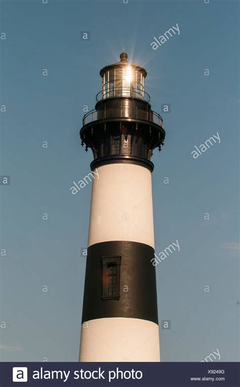 Black White Striped Tower Lighthouse High Resolution Stock Photography