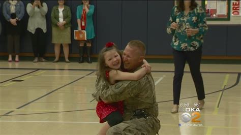 military dad surprises daughter at elementary school youtube