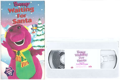 Opening And Closing To Barney Waiting For Santa 2001 Vhs Custom Time