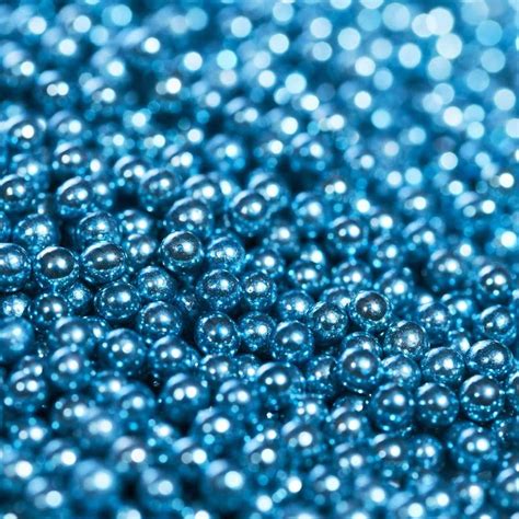 Happy Sprinkles Blue Metallic Pearls 90g Super Taart