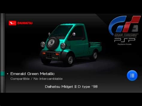 Daihatsu Midget II Type 98 Gran Turismo PSP Showcase YouTube