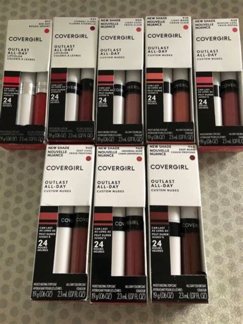 1 Covergirl Outlast All Day Lip Color Custom Nudes New Colors Added