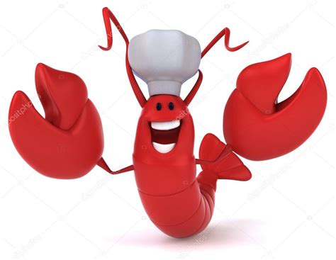 Images Funny Lobster Funny Lobster Cartoon — Stock