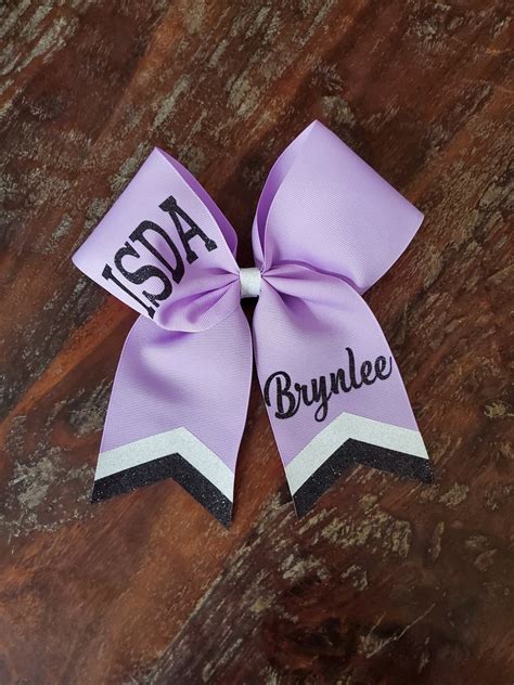 Custom Cheer Bow Chevrons And Names Ships Fast Etsy