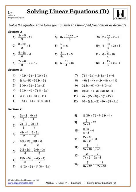 Maths Worksheets | KS3 & KS4 Printable PDF Worksheets