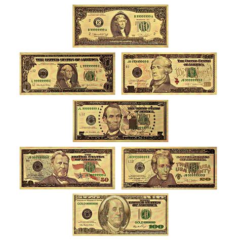 Buy Long7ines Usa President 125102050100 Dollar Bill Banknote