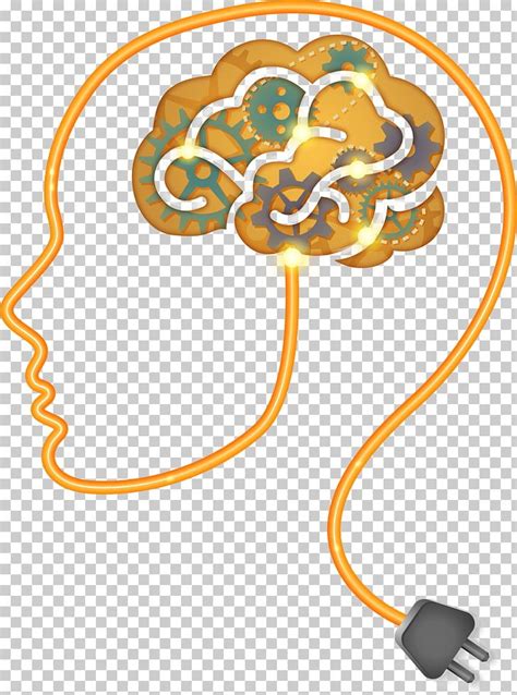 Todos estos juegos recursos se pueden descargar gratis en pngtree. cerebro humano con ilustración de cable de alimentación ...