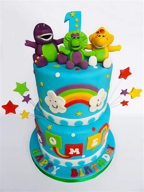 Barney And Friends Cake Cake By Vanilla Iced Cakesdecor