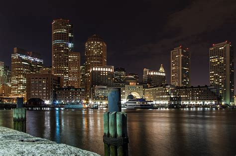 Architecture Bridges Boston Boswash Cities City Night Skyline Usa
