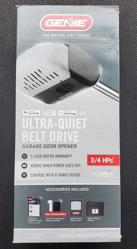 Genie Garage Door Opener Ultra Quiet Belt Grelly Uk