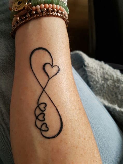 Hearts Infinity Tattoo Dulcehenoop