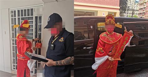 Singapore Debt Collector Dresses As God Of Wealth While Making His Rounds Culture