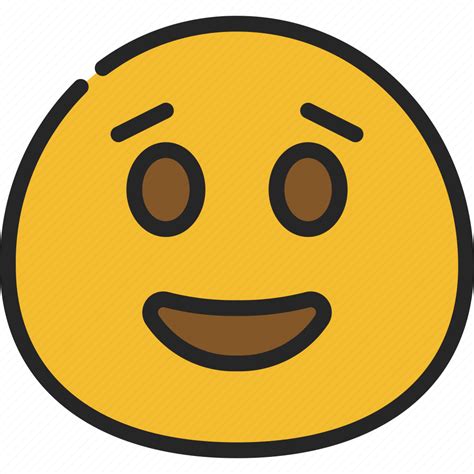 Big Smile Emoticon Smiley Happy Icon Download On Iconfinder