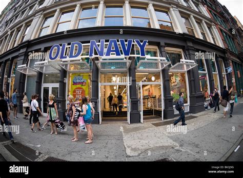 An Old Navy Store On Broadway In The New York Neighborhood Of Soho On